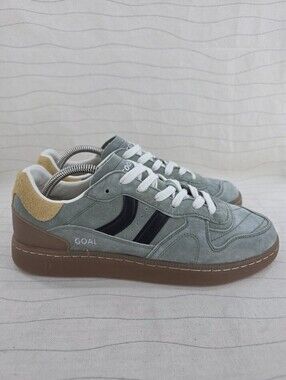 Coolway Mens Goal Sage Green Suede Gum Sole Casual Sneakers Shoes Size 8 NEW